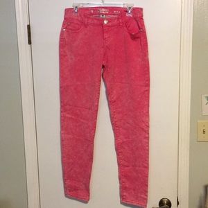 Celebrity Pink Low Rise Skinny Pink Jeans